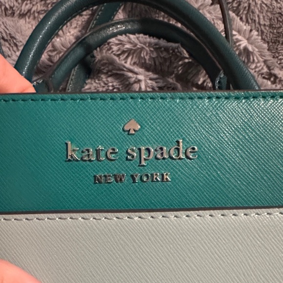 Kate Spade Teal and Mint Satchel - Picture 2 of 6